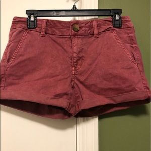 NEW with tags American Eagle vintage red shorts